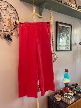 Bebe Hot Pink Baggy Sweatpants
